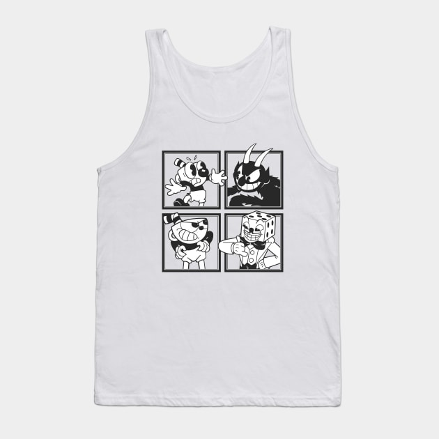 Cuphead Mosaic Tank Top by gamergeek